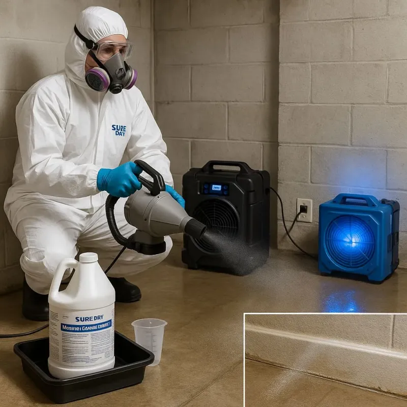 Sanitization and Odor Removal process in Spencer, TN